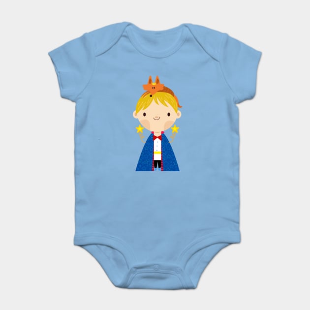 Cute prince Baby Bodysuit by Mjdaluz